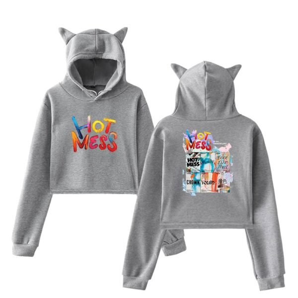 Evnne Cropped Hoodie #1 - Image 4