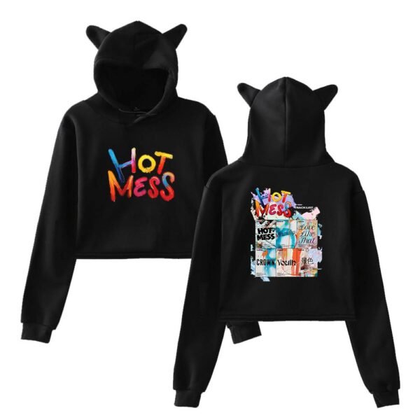 Evnne Cropped Hoodie #1 - Image 2