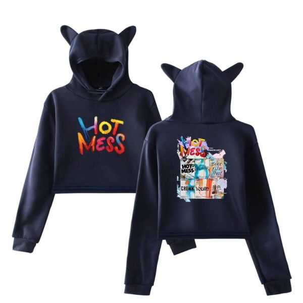 Evnne Cropped Hoodie #1 - Image 3