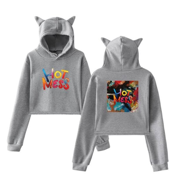 Evnne Cropped Hoodie #4 - Image 4